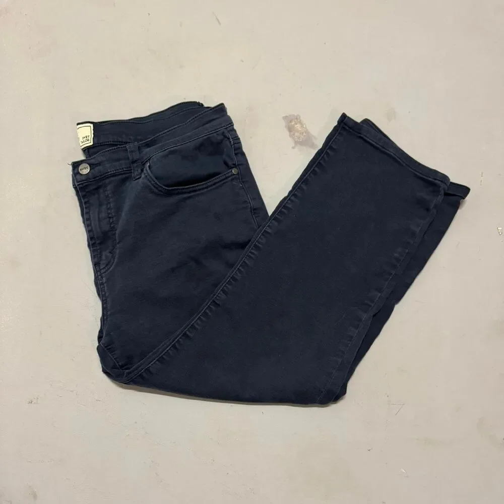 Unbranded Men's Black and Navy Trousers